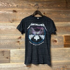 Vintage Metallic Master of Puppets Womens Shirt Size Small